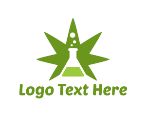 Medical - Cannabis Laboratory Research logo design