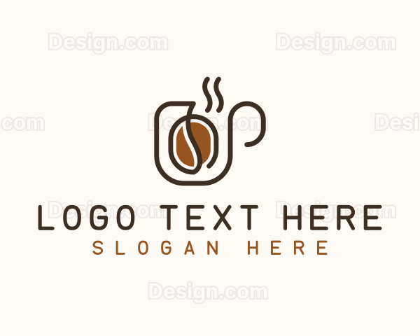 Coffee Bean Drink Logo