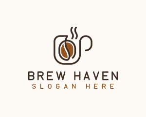 Coffee Bean Drink logo design