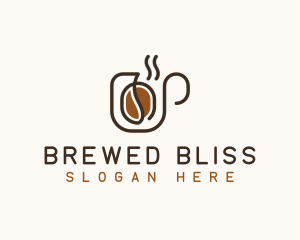 Coffee Bean Drink logo design