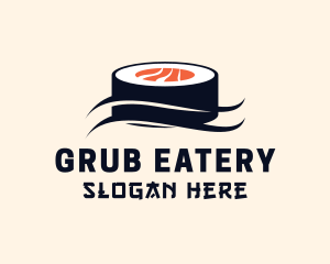 Asian Sushi Wave logo design