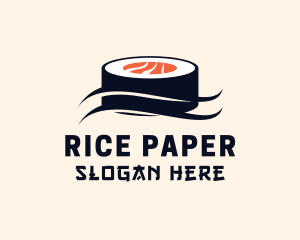 Asian Sushi Wave logo design