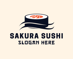 Asian Sushi Wave logo design