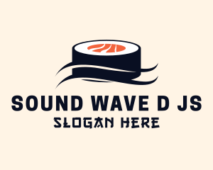 Asian Sushi Wave logo design