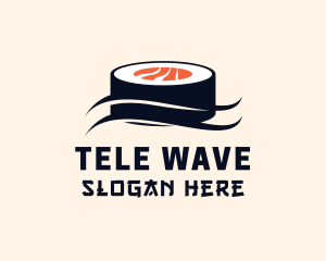 Asian Sushi Wave logo design