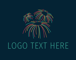 Colorful Pyrotechnics Sparkler  logo