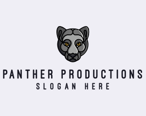 Wild Black Panther logo design