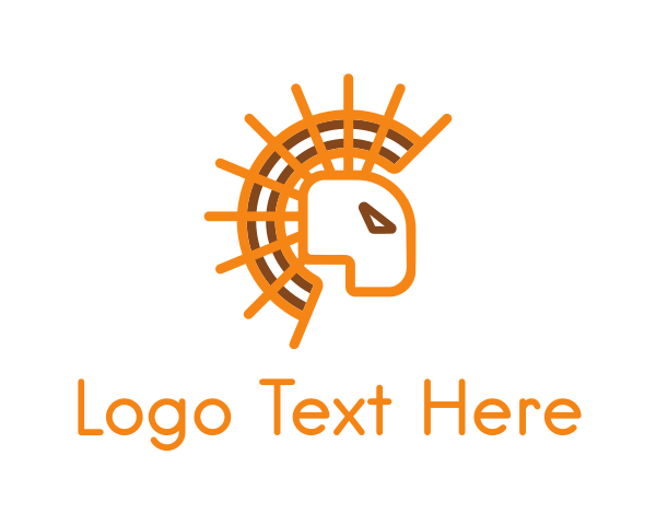 Lion logo example 1