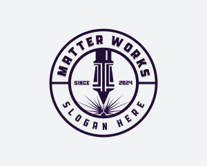 CNC Laser Machinery logo design