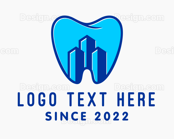 Dental Tooth Clinic Building Logo