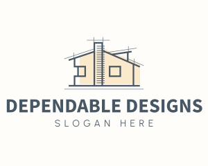 Residential House Architecture Design logo design