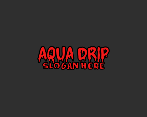 Liquid Paint Drip logo