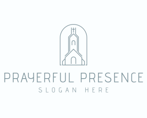 Church Architecture Christian logo design