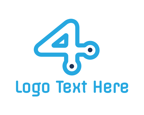 Dot logo example 3