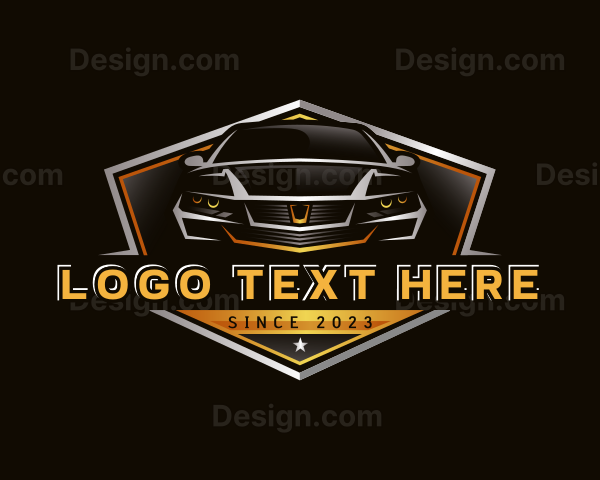 Race Car Automotive Logo