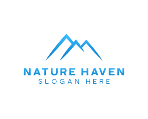 Nature Mountain Summit  logo design