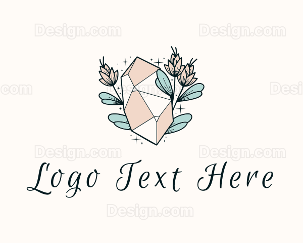 Deluxe Crystal Flower Logo