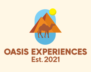 Camel Pyramid Sun logo