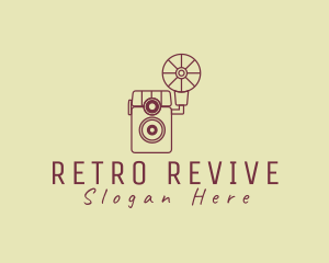 Retro Photography Camera logo design