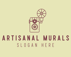 Retro Photography Camera logo design