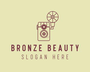 Retro Photography Camera logo design