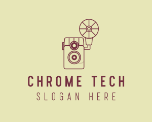 Retro Photography Camera logo design