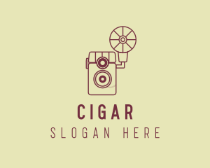 Retro Photography Camera logo design