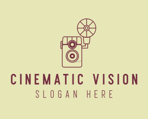 Retro Photography Camera logo design