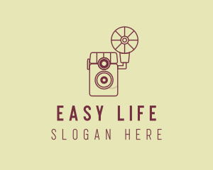 Retro Photography Camera logo design