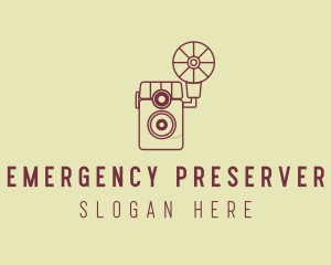 Retro Photography Camera logo design