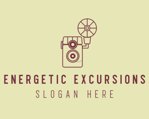 Retro Photography Camera logo design