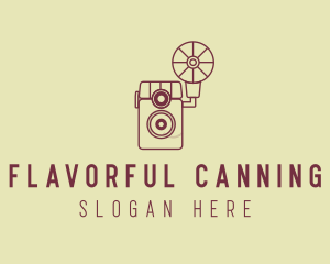 Retro Photography Camera logo design