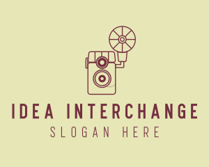 Retro Photography Camera logo design