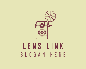 Retro Photography Camera logo design