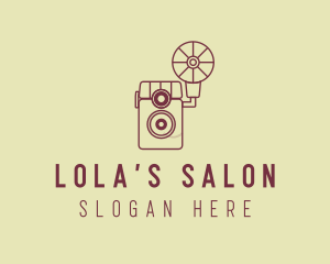 Retro Photography Camera logo design