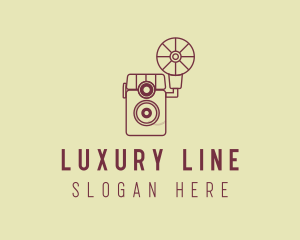 Retro Photography Camera logo design