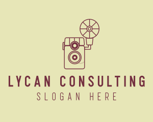 Retro Photography Camera logo design