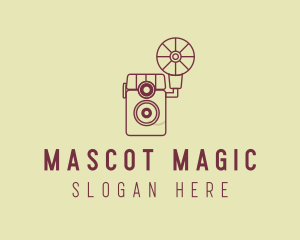 Retro Photography Camera logo design