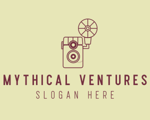 Retro Photography Camera logo design