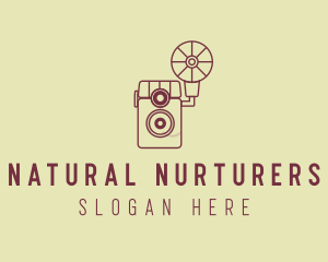 Retro Photography Camera logo design