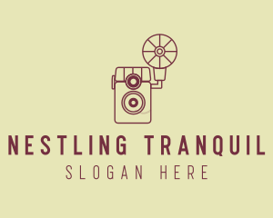 Retro Photography Camera logo design