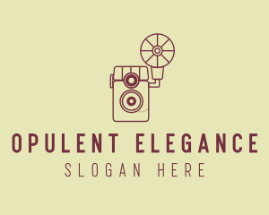 Retro Photography Camera logo design