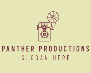 Retro Photography Camera logo design