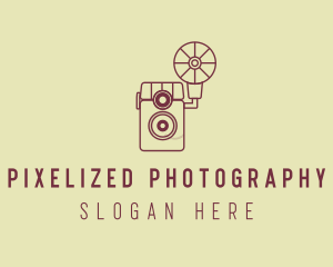 Retro Photography Camera logo design