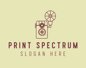 Retro Photography Camera logo design