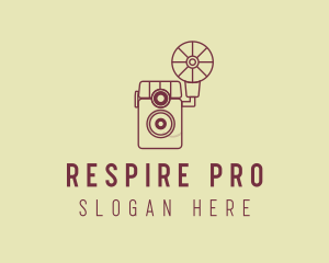 Retro Photography Camera logo design