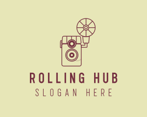 Retro Photography Camera logo design