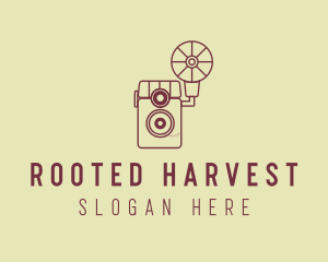 Retro Photography Camera logo design