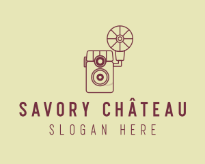 Retro Photography Camera logo design