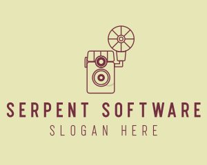 Retro Photography Camera logo design